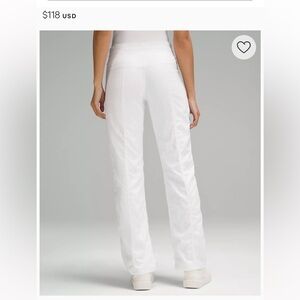 Lululemon dance studio pant white